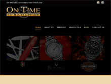 Tablet Screenshot of on-time-watch.com
